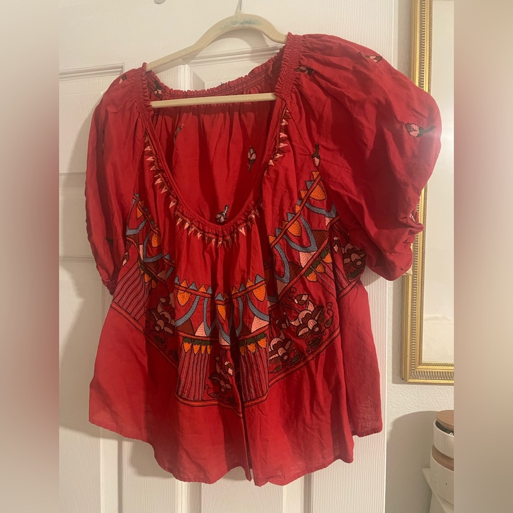 Cute Free People short sleeved top